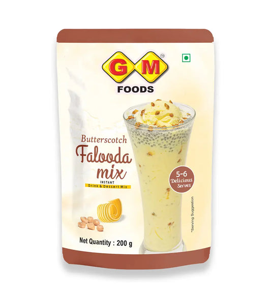 GM Foods Butter Scotch Falooda Mix 160 Gram