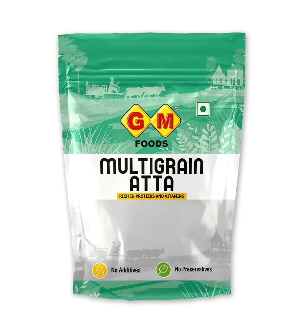 GM Foods Multigrain Flour Atta 500 Gram