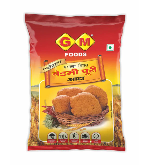 GM Foods Bedmi Puri Atta Mix 500 Gram