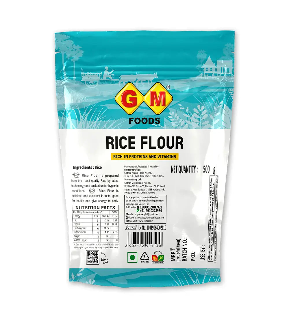 GM Foods Rice Flour Atta 500 Gram