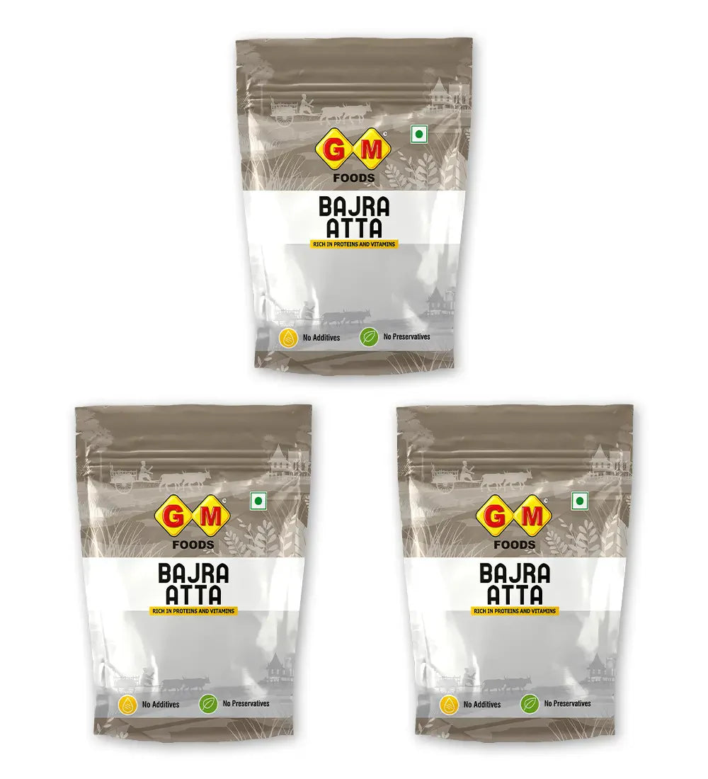GM Foods Bajra Atta 500 Gram