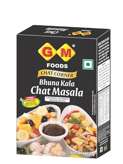 GM Foods Bhuna Kala Chat Masala 100 Grams