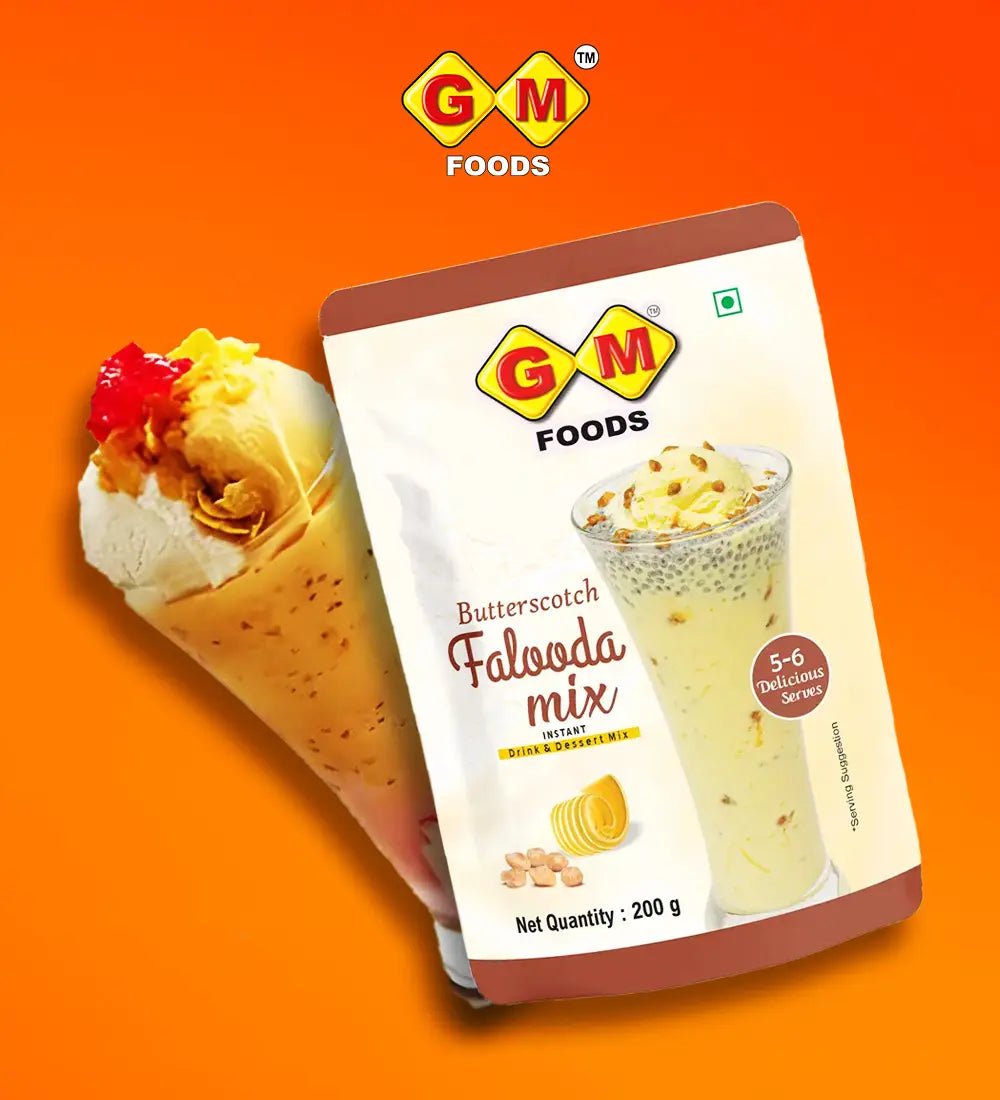GM Foods Butter Scotch Falooda Mix 160 Gram