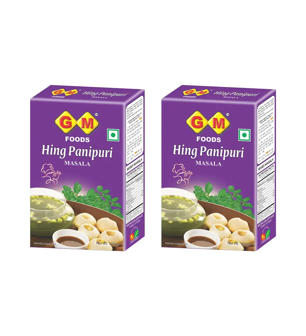 GM Foods Hing Pani Puri Masala 100 Gram