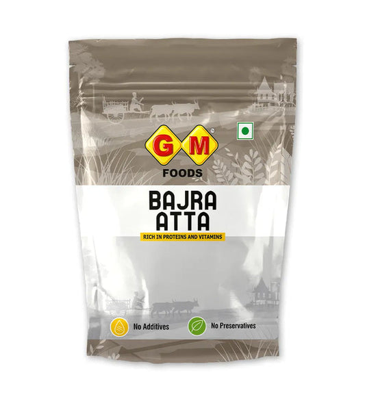 GM Foods Bajra Atta 500 Gram ( Pack Of 3)