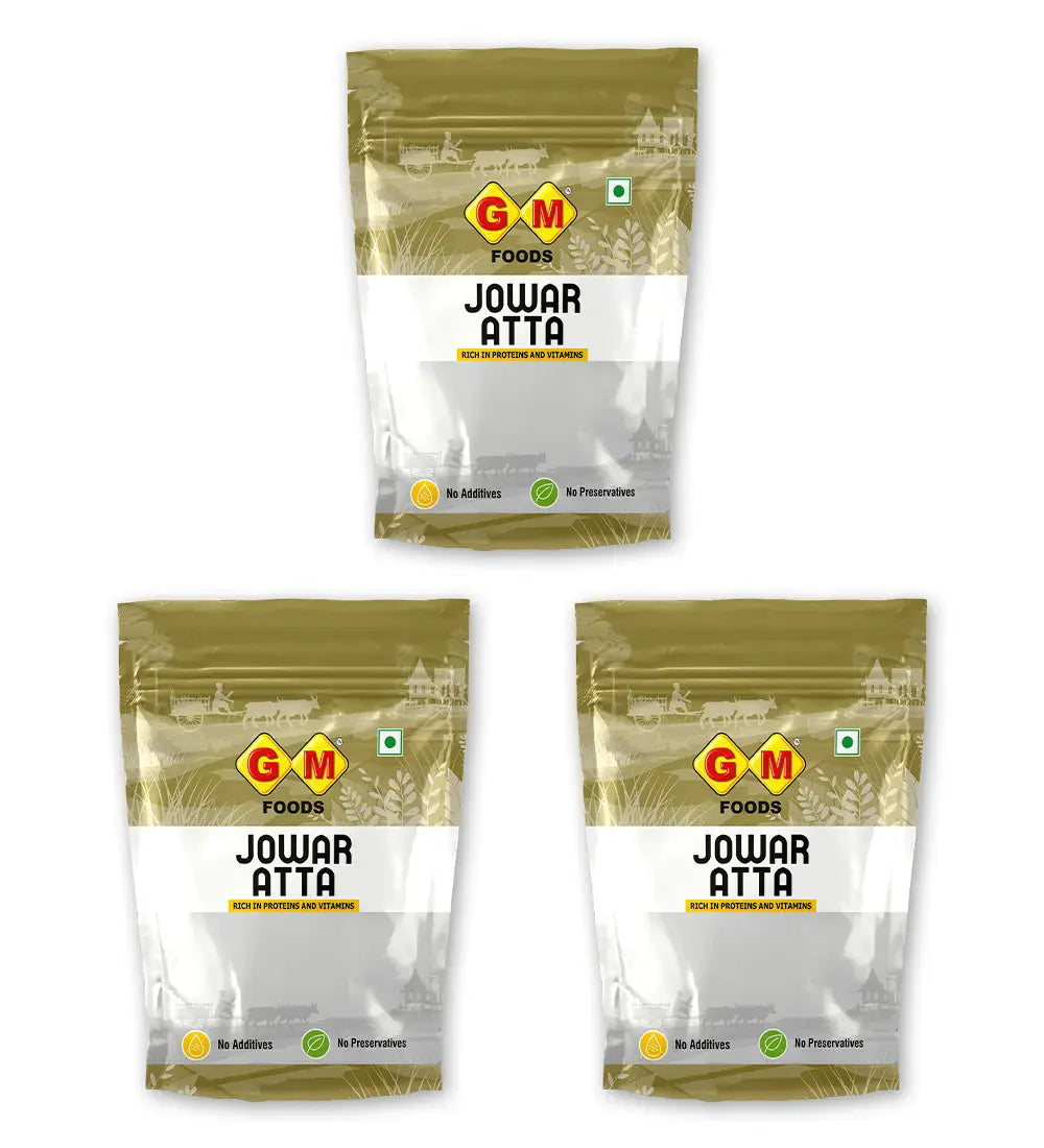 GM Foods Jowar Atta 500 Gram