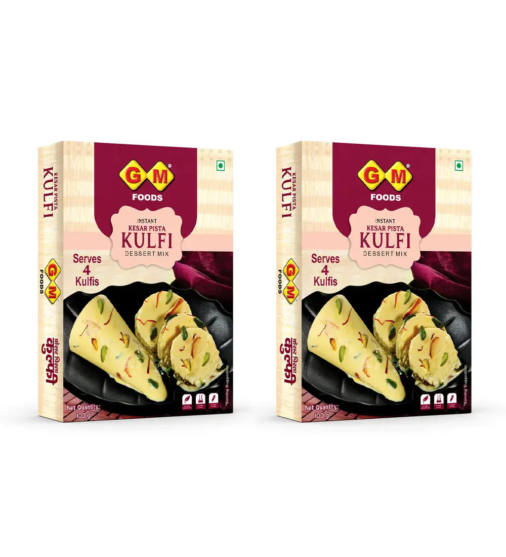 GM Foods Keshar Pista Kulfi 100 Gram