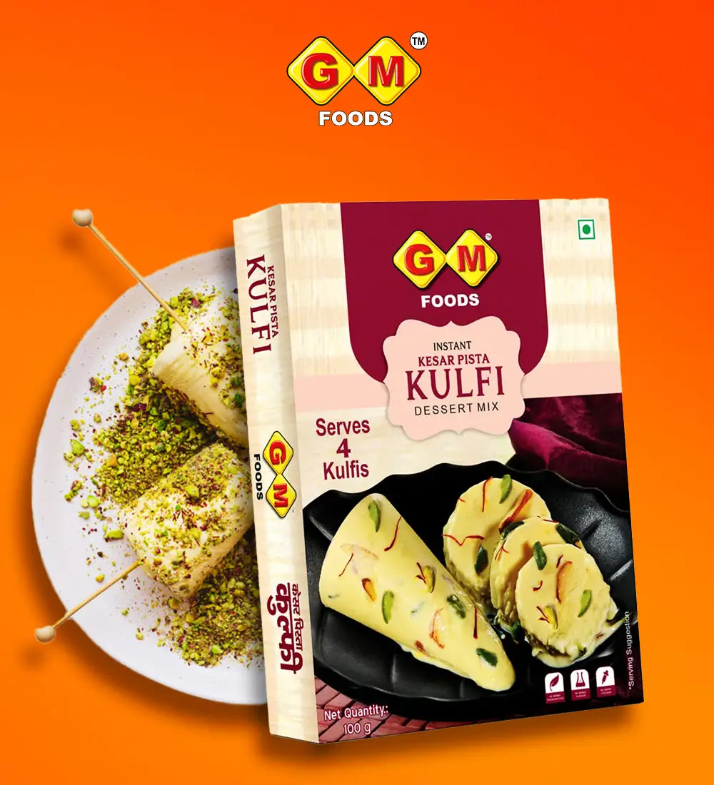 GM Foods Keshar Pista Kulfi 100 Gram