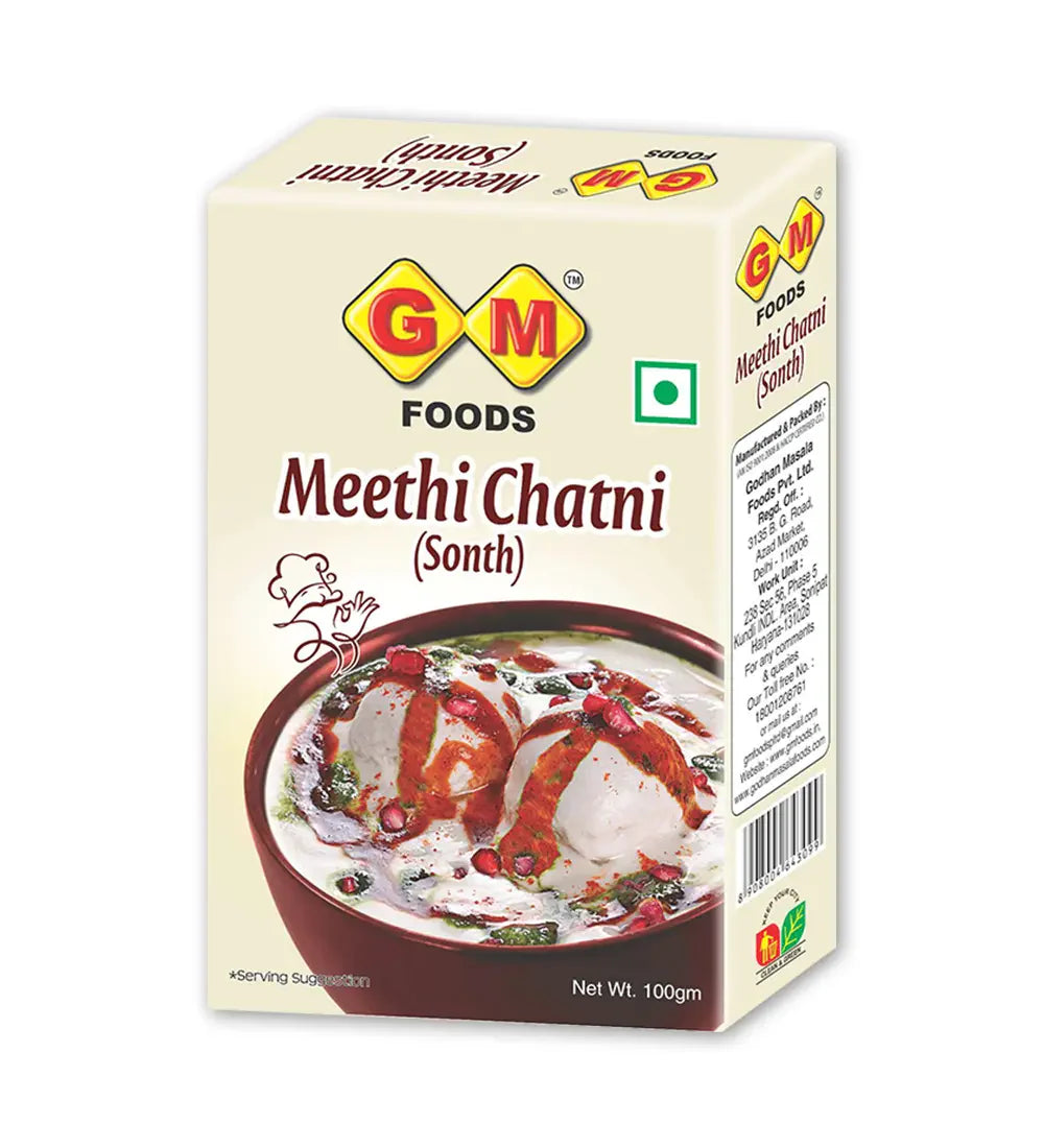 GM Foods Dahi Bhalla 500 Gram + Meethi Chatni (Sonth) 100 Gram