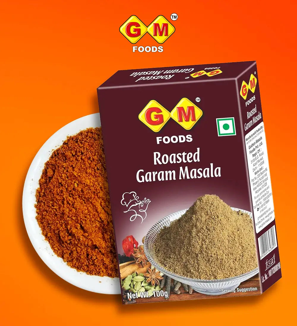 GM Foods Masala Variety Pack of 5 (Aloo, Chat, Rajma, Rosted Garam, Shahi Paneer)