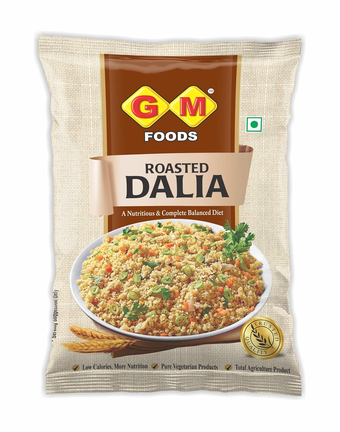 GM Foods Roasted Dalia 500 Gram