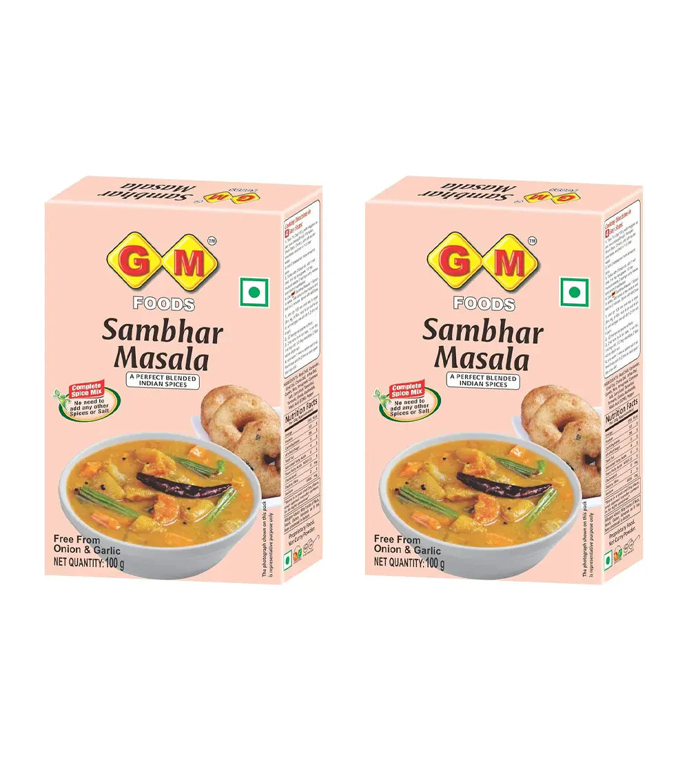GM Foods Sambhar Masala 100 Gram
