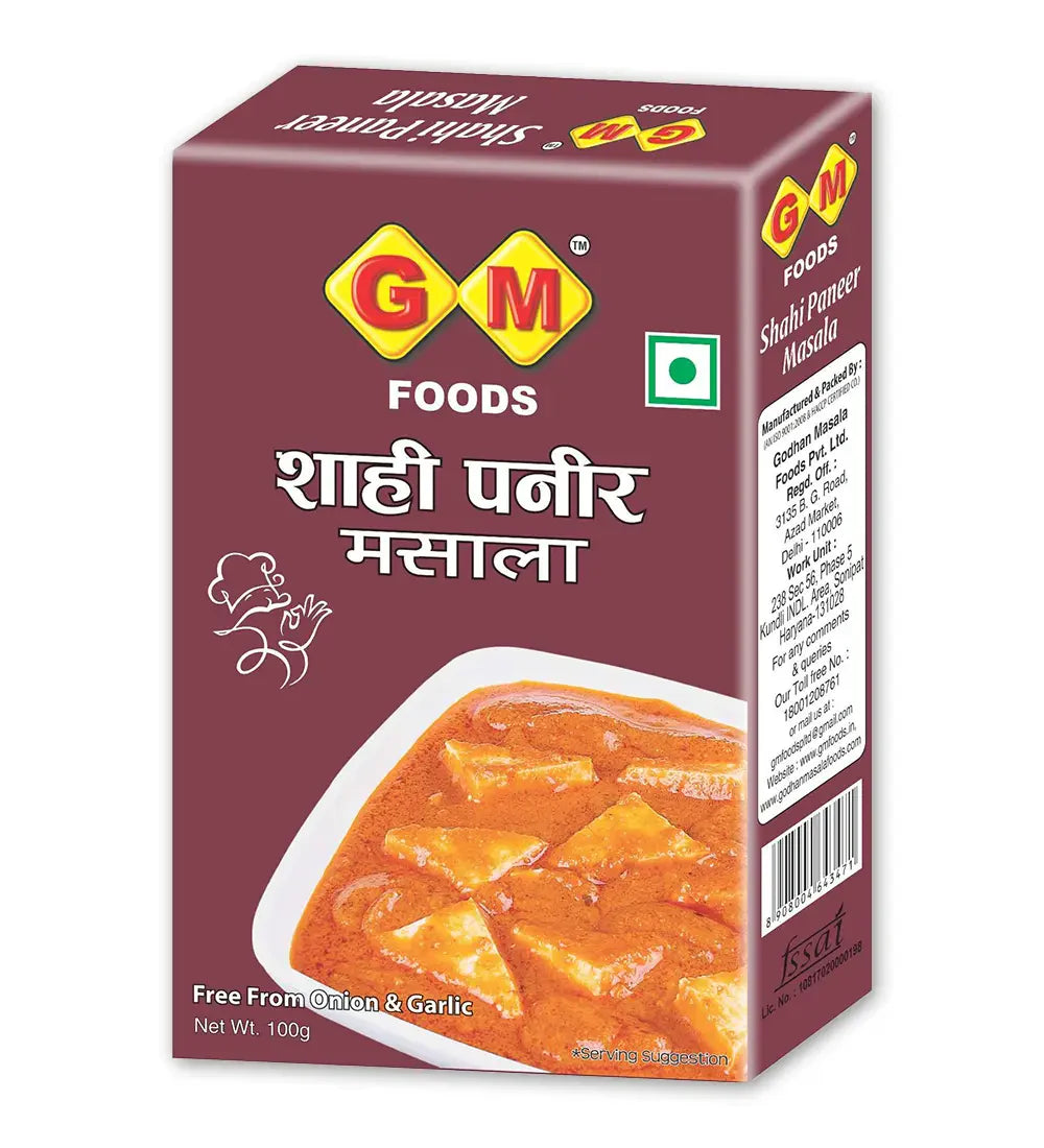 GM Foods Shahi Paneer Masala 100 Gram