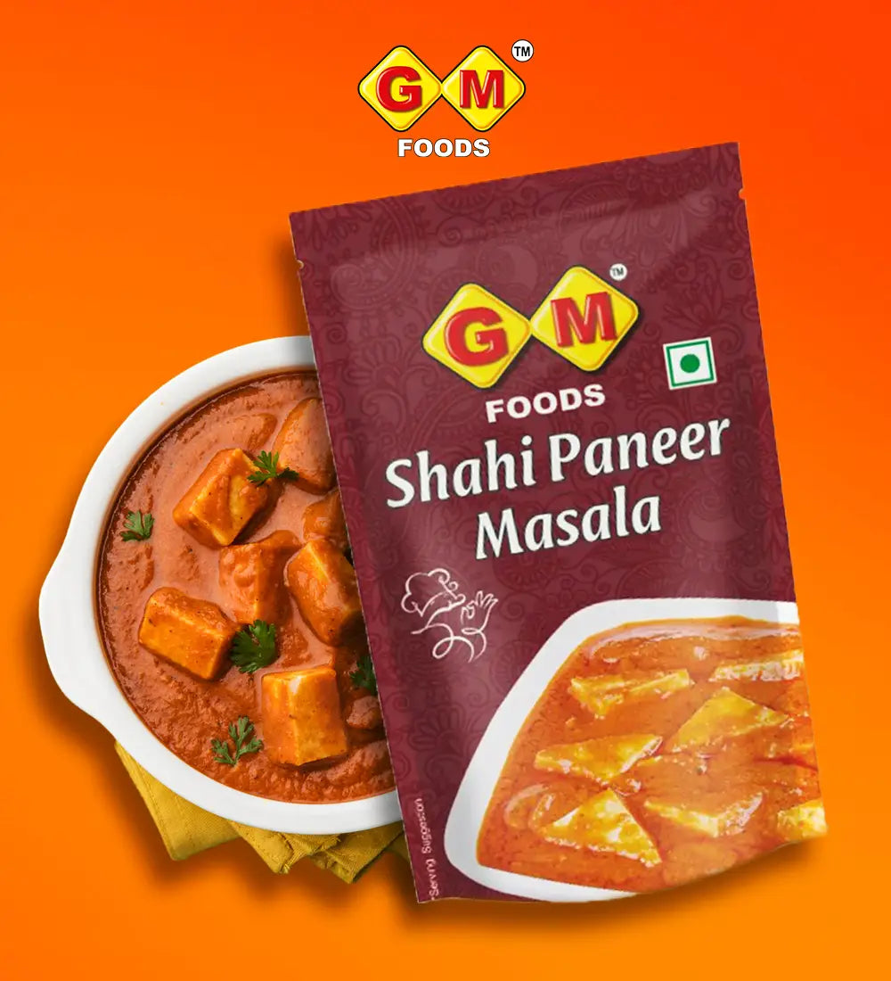 GM Foods Masala Variety Pack of 5 (Aloo, Chat, Rajma, Rosted Garam, Shahi Paneer)