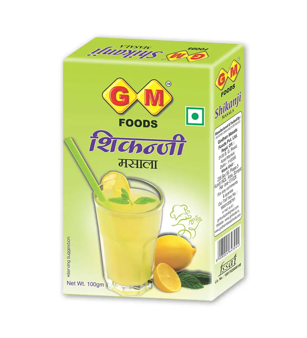 GM Foods Shikanji Masala 100 Gram