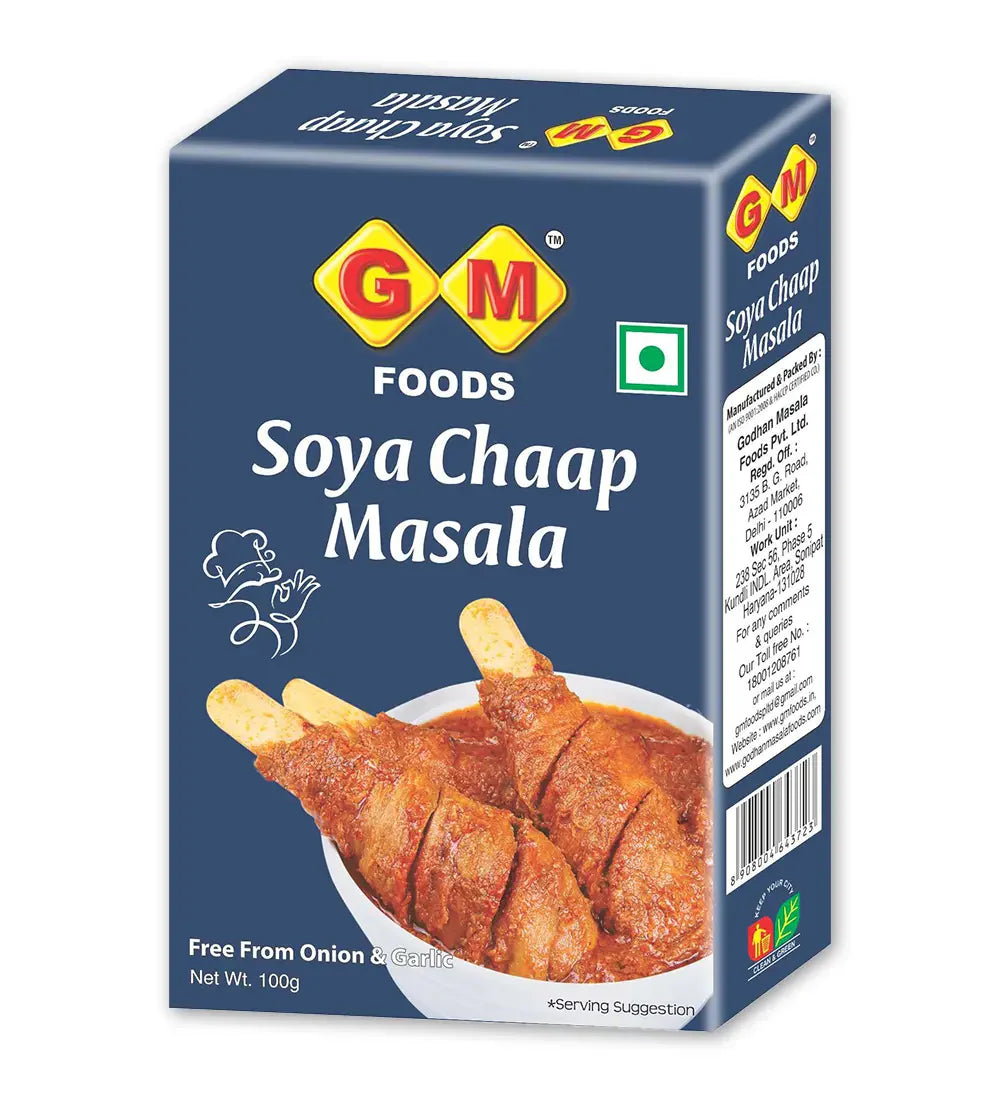 GM Foods Soya Chaap Masala 100 Gram