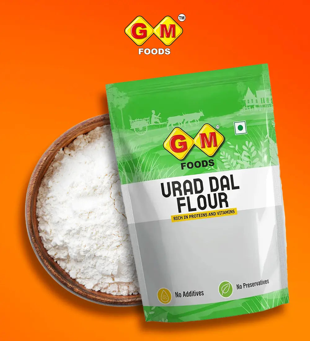 GM Foods Urad Dal Flour Atta 500 Gram