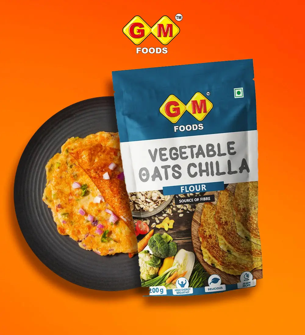 GM Foods Vegetable Oats Chilla 200 Gram