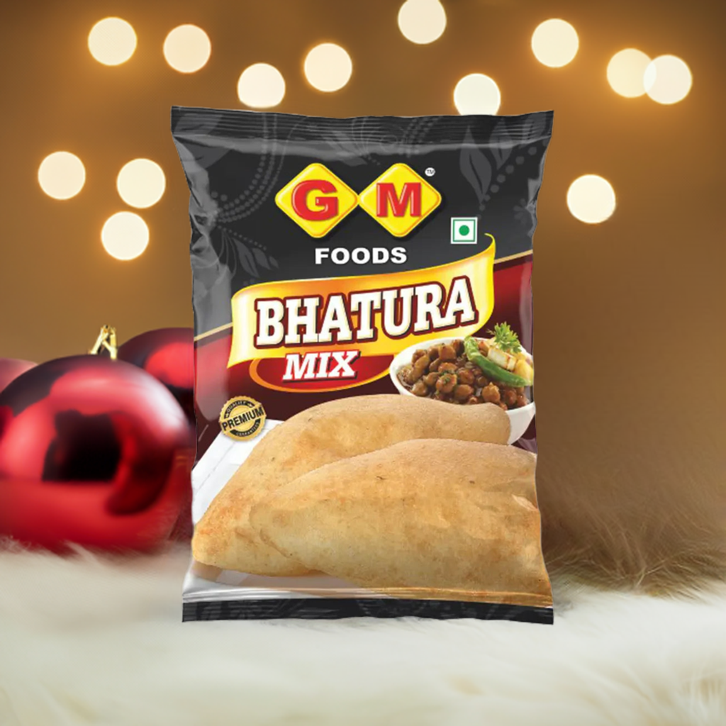 GM Foods Bhatura Mix 500 Grams + Punjabi Chole Masala 100 Grams