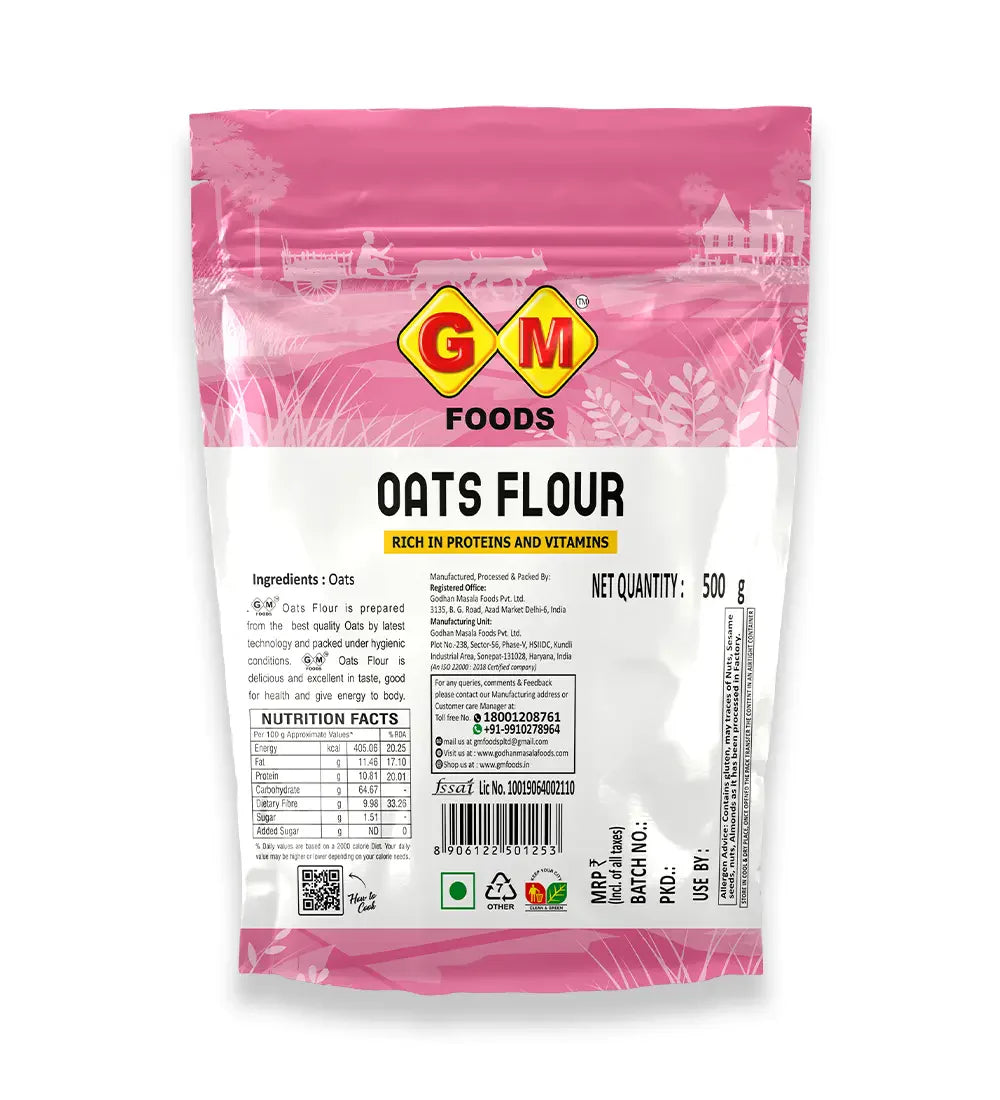 GM Foods Oats Flour 200 Gram