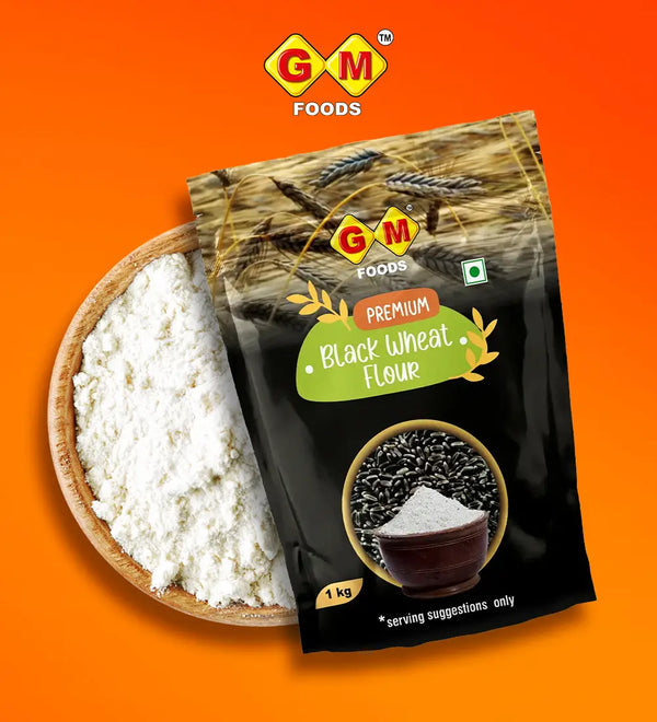 GM Foods Black Wheat Flour 1 Kg ( Pack Of 3 )