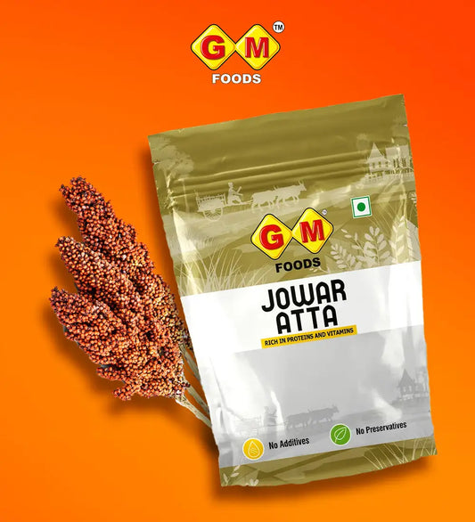 GM Foods Jowar Atta 500 Gram