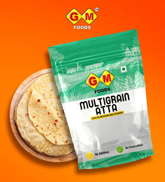 GM Foods Multigrain Flour Atta 500 Gram