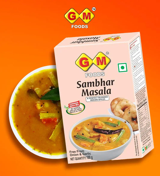 GM Foods Sambhar Masala 100 Gram