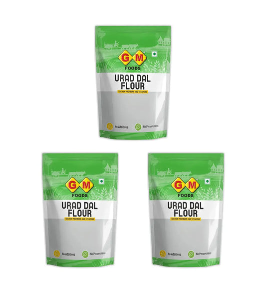 GM Foods Urad Dal Flour Atta 500 Gram